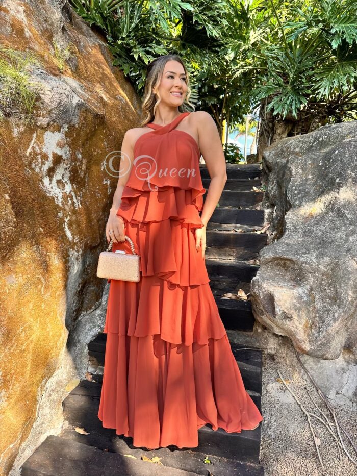 Vestido De Festa (Cód:550)
