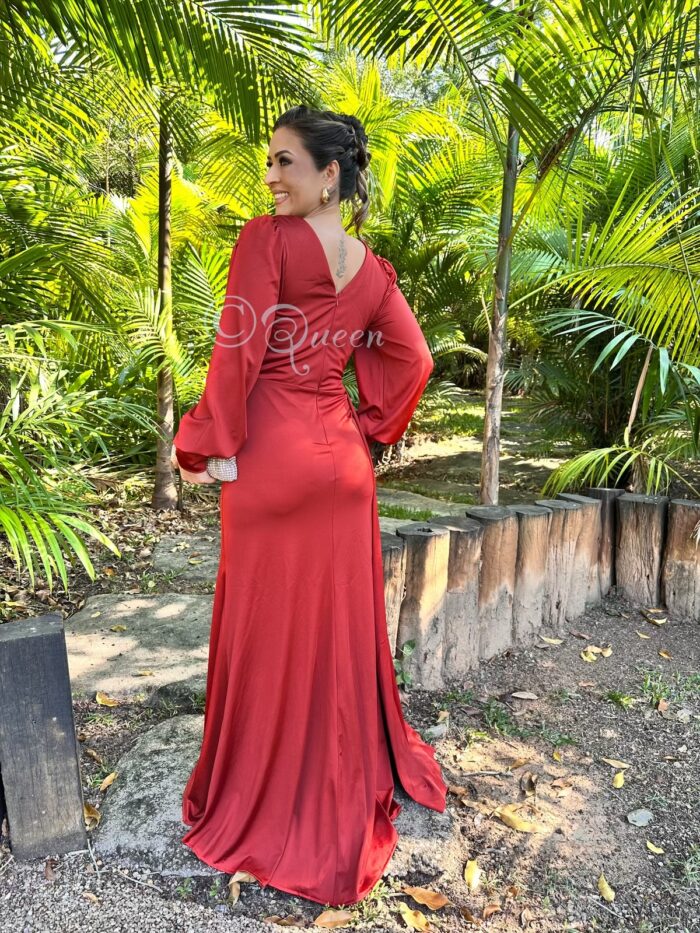 Vestido De Festa (Cód:236) - Imagem 8