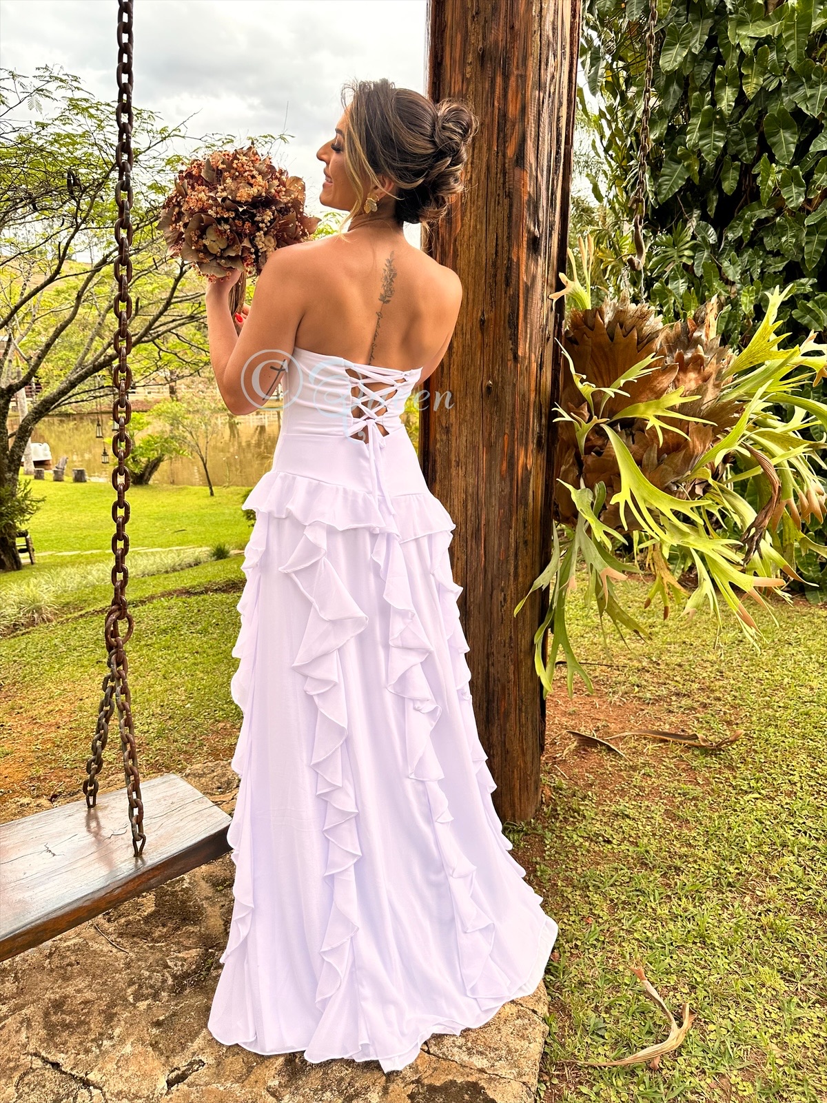 Vestido De Festa (Cód:39) - Imagem 3